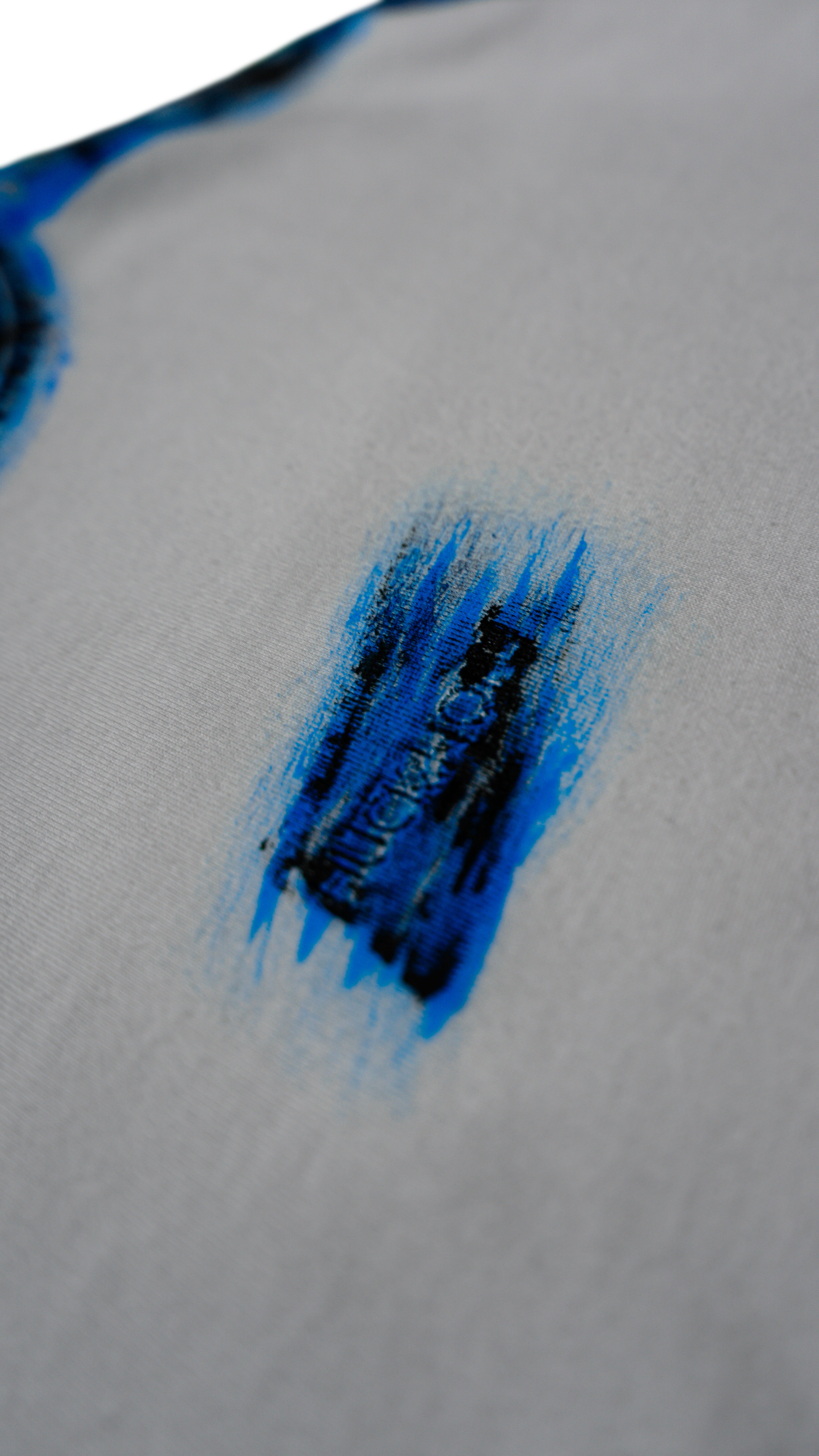 The Painter over sized T-shirt Blue