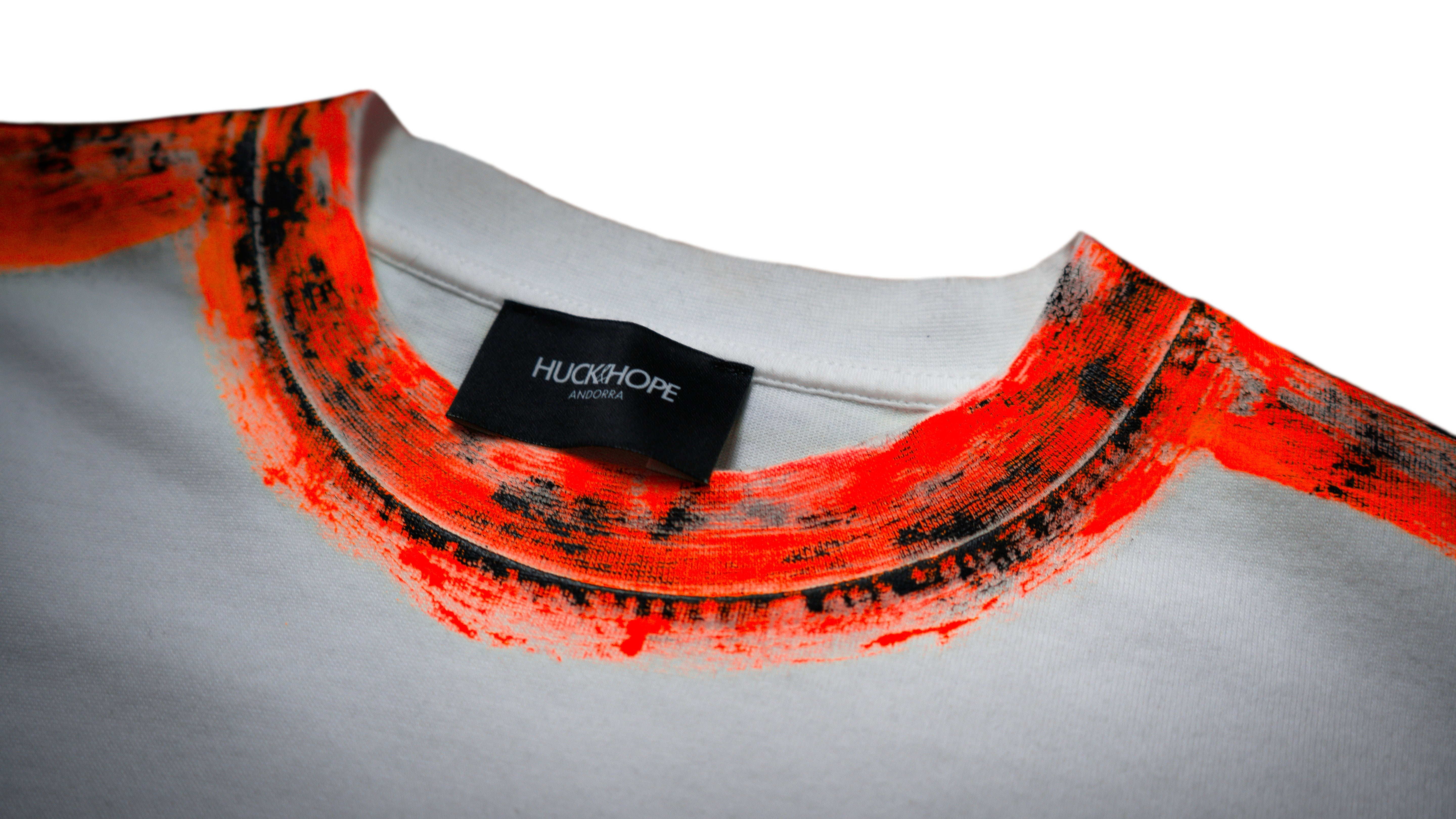 The Painter over sized T-shirt Pink Orange