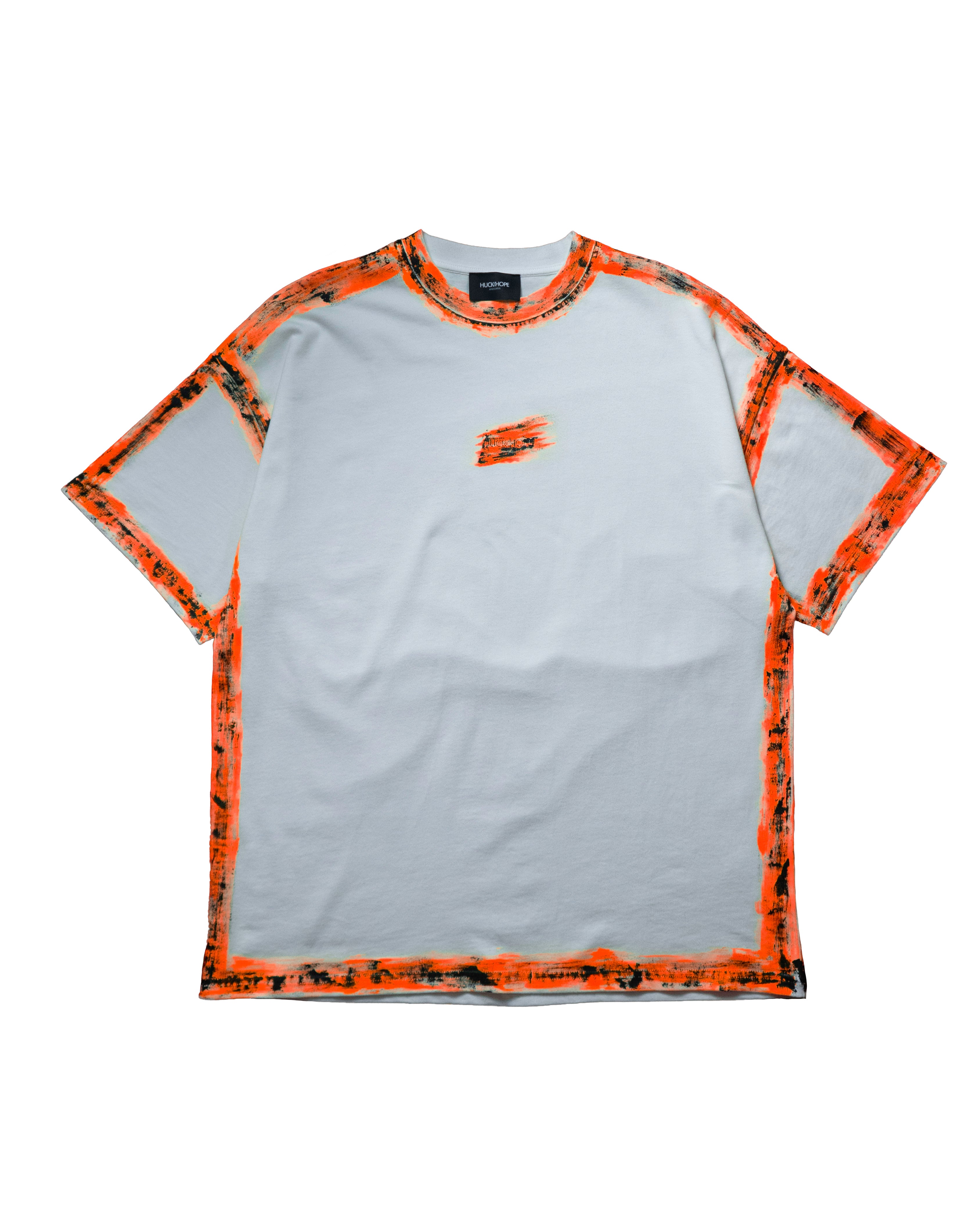 The Painter over sized T-shirt Pink Orange