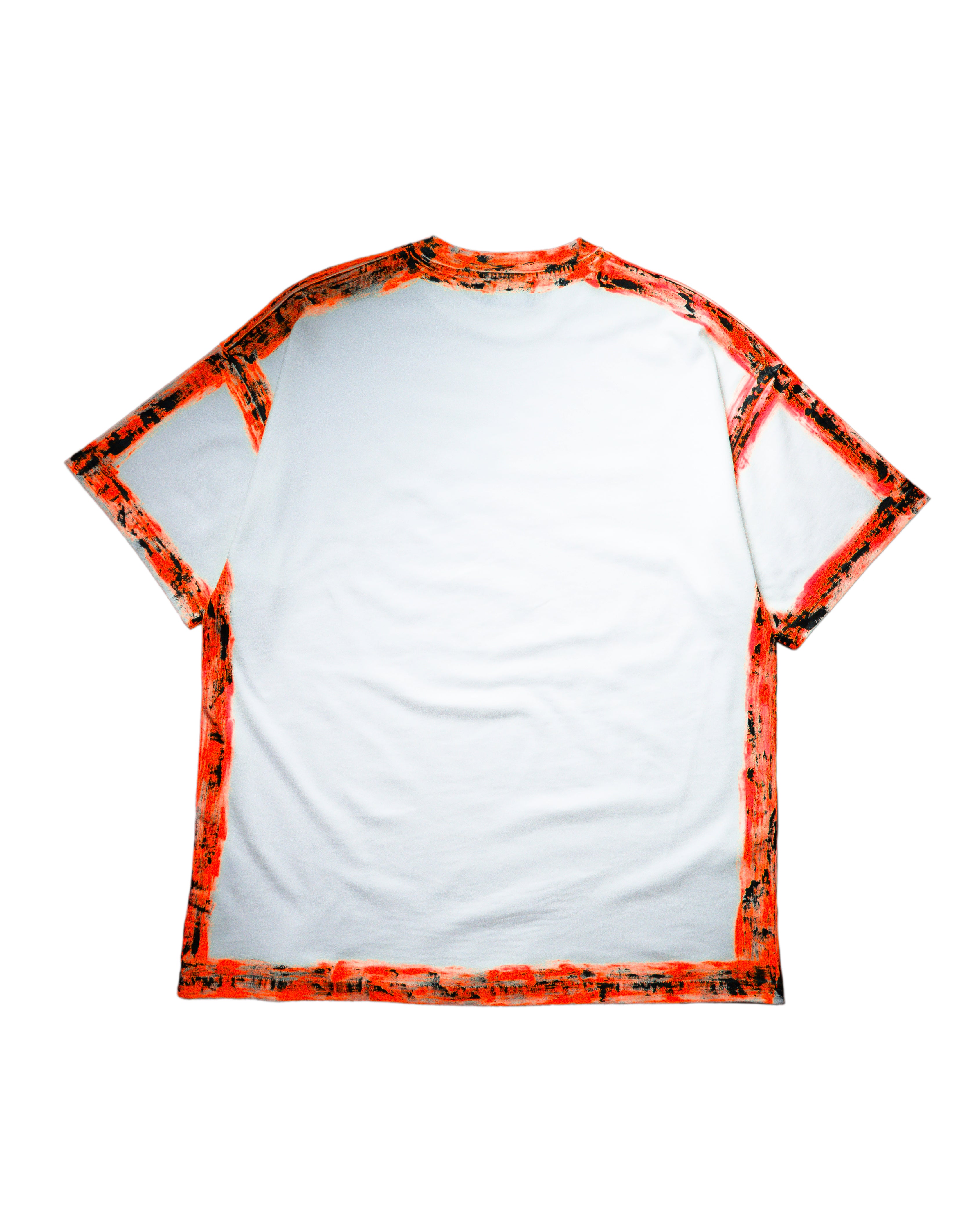 The Painter over sized T-shirt Pink Orange